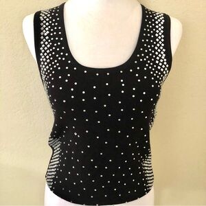 Sexy Embellished Lizette Collection Tank Top